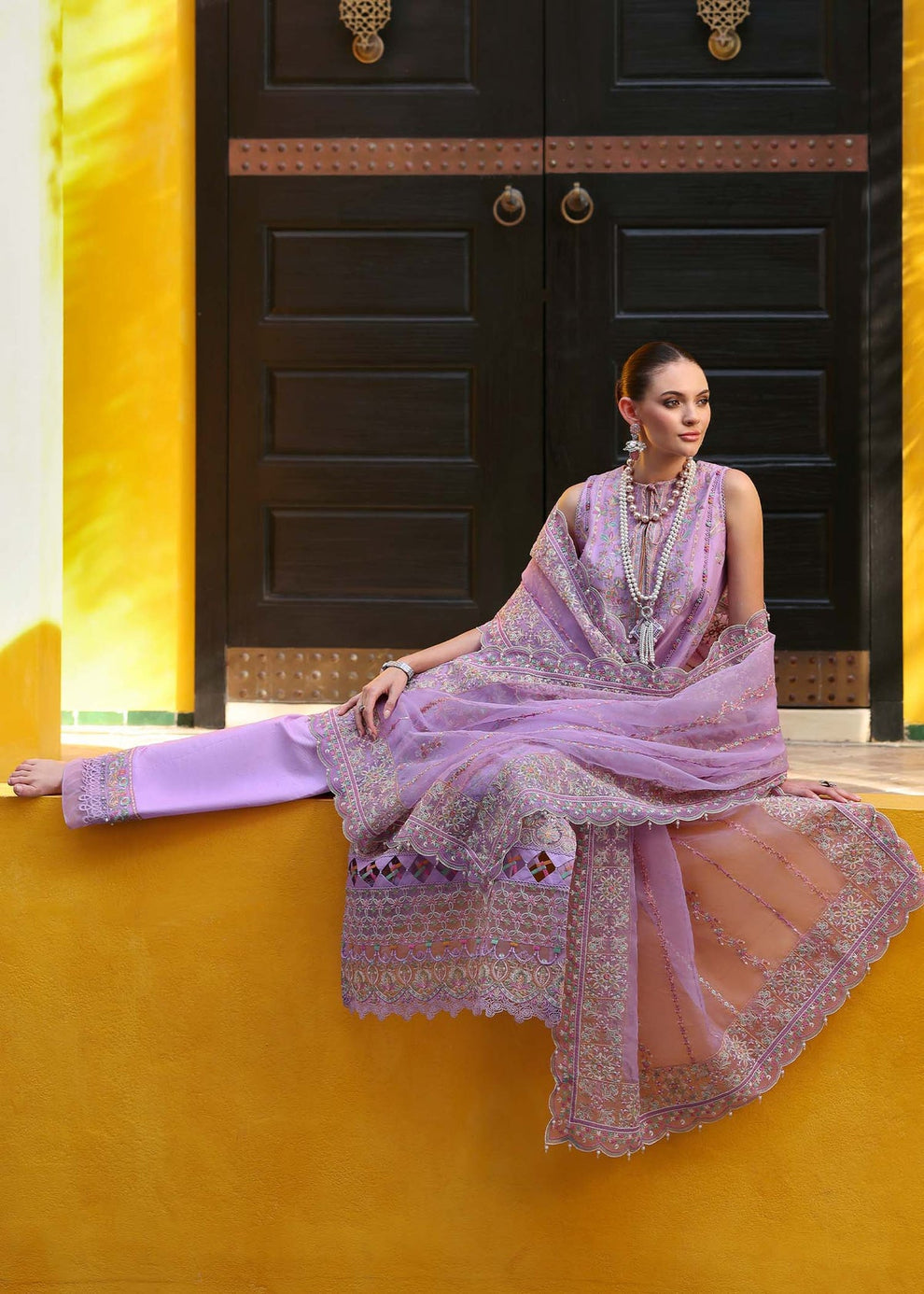 Kanwal Malik Luxury Lawn - Celia Ayla's Atelier